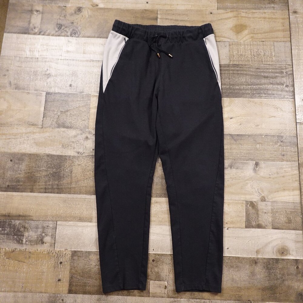 Armani Exchange Colorblock Jogger Pants‎ – Men's Size Medium Black White Gray